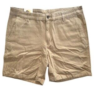 C&C California Men's Cotton Chino Shorts w/ Pockets Size 38 Khaki